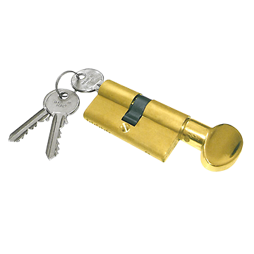 Cylinder with knob with 3 keys
