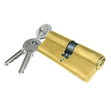 Cylinder brass with 3 keys