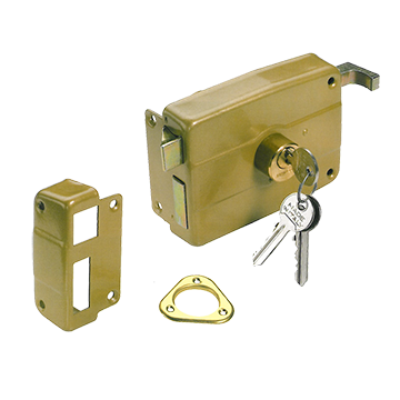 Lock to apply security with fixed cylinder – latch